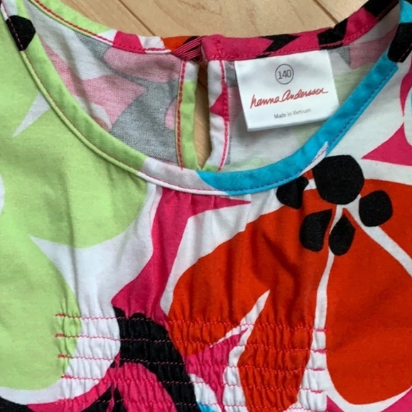 Hanna Anderson floral dress Sz140cm/ 10 US - Picture 4 of 4